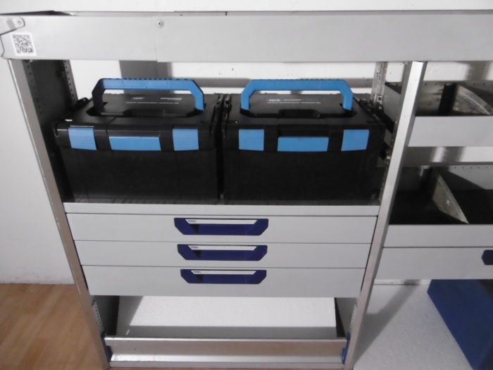 FES BERLIN gebrauchte SORTIMO Fahrzeugeinrichtung GLOBELYST Regal T5 T6 Custom - Image 3