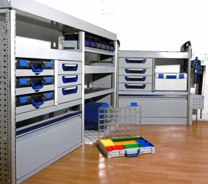 FES BERLIN gebrauchte SORTIMO Fahrzeugeinrichtung GLOBELYST Regal T5 T6 Custom - Image 2