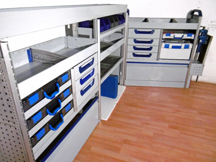 FES BERLIN gebrauchte SORTIMO Fahrzeugeinrichtung GLOBELYST Regal T5 T6 Custom - Image 3