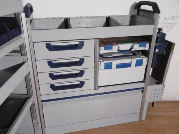 FES BERLIN gebrauchte SORTIMO Fahrzeugeinrichtung GLOBELYST Regal T5 T6 Custom - Image 7