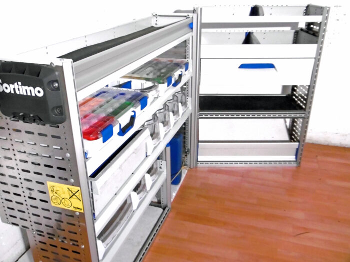 FES BERLIN gebrauchte SORTIMO Fahrzeugeinrichtung GLOBELYST Regal Caddy Kango T6 T5 - Image 3
