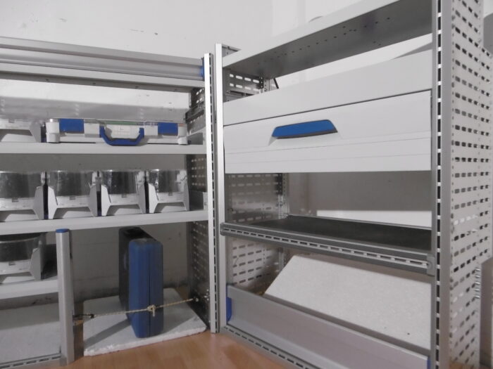 FES BERLIN gebrauchte SORTIMO Fahrzeugeinrichtung GLOBELYST Regal Caddy Kango T6 T5 - Image 7