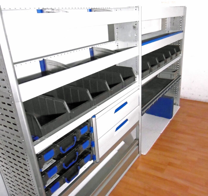 FES BERLIN gebrauchte SORTIMO Fahrzeugeinrichtung GLOBELYST Regal Crafter Transit - Image 2