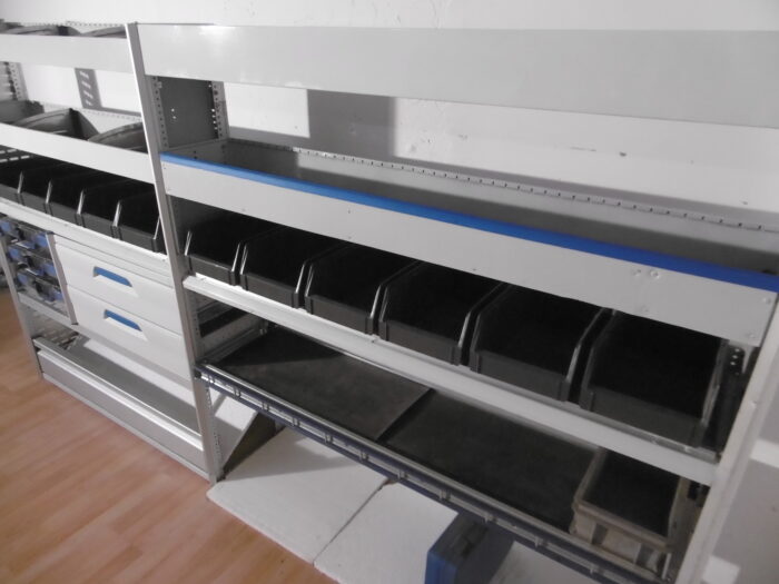 FES BERLIN gebrauchte SORTIMO Fahrzeugeinrichtung GLOBELYST Regal Crafter Transit - Image 6