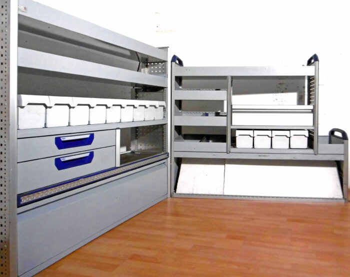 FES BERLIN gebrauchte SORTIMO Fahrzeugeinrichtung GLOBELYST Regal T6 Sprinter Crafter