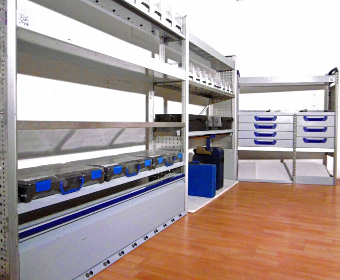 FES BERLIN gebrauchte SORTIMO Fahrzeugeinrichtung GLOBELYST Regal Sprinter Crafter