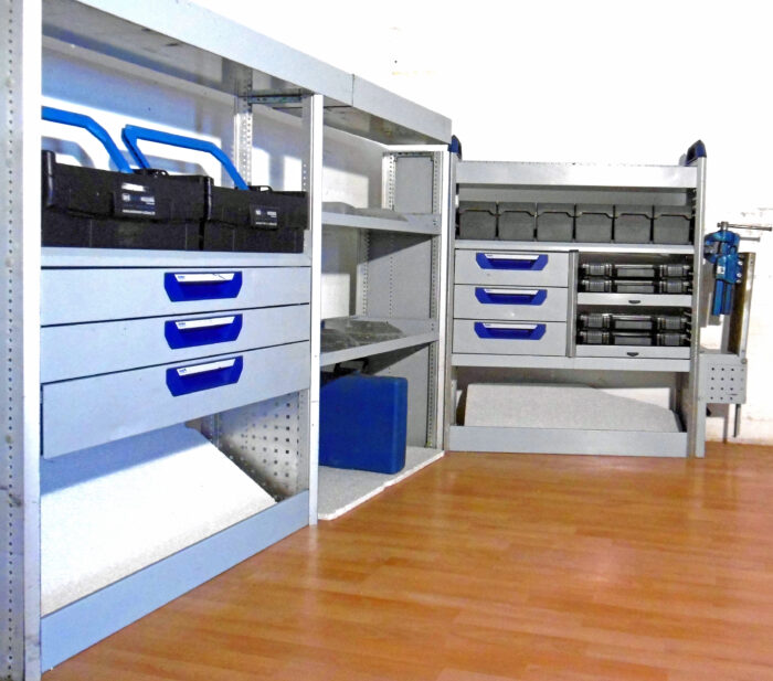 FES BERLIN gebrauchte SORTIMO Fahrzeugeinrichtung GLOBELYST Regal T6 Custom Ducato