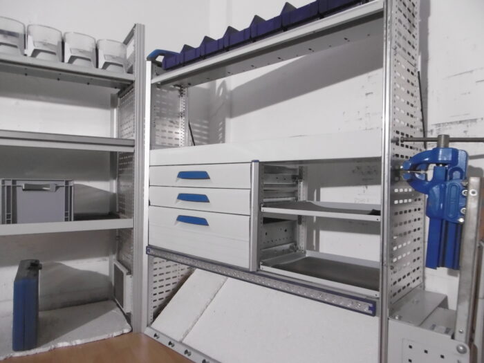 FES BERLIN gebrauchte SORTIMO Fahrzeugeinrichtung GLOBELYST Regal Transit Ducato Sprinter - Image 7