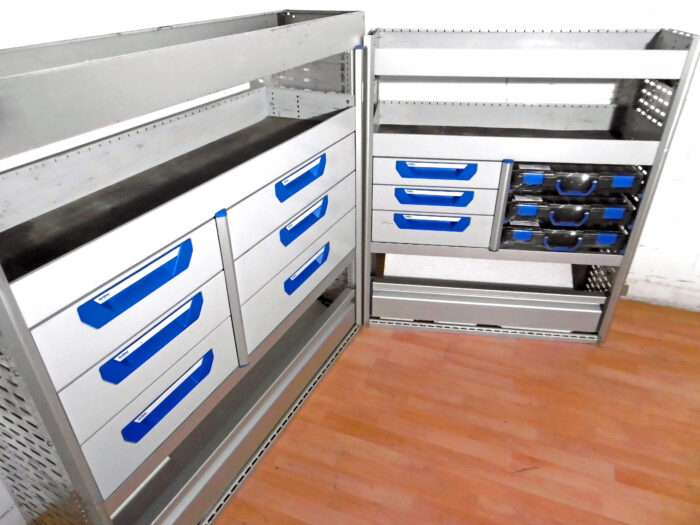 FES BERLIN gebrauchte SORTIMO Fahrzeugeinrichtung GLOBELYST Regal Custom Trafic T6 - Image 2