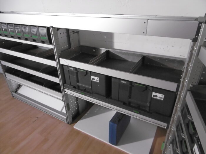 FES BERLIN gebrauchte BOTT Vario Fahrzeugeinrichtung Regal Custom T6 Ducato Transit m.Sortimo Box - Image 7