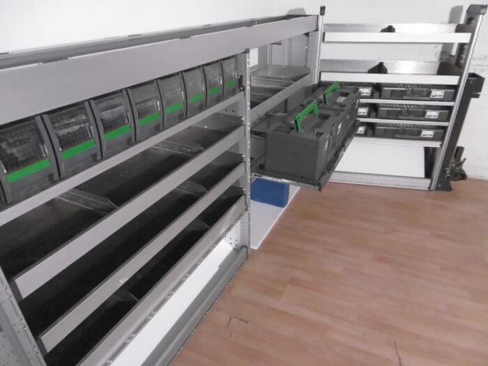 FES BERLIN gebrauchte BOTT Vario Fahrzeugeinrichtung Regal Custom T6 Ducato Transit m.Sortimo Box - Image 3