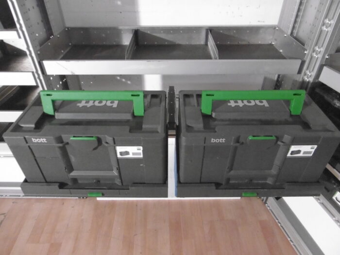 FES BERLIN gebrauchte BOTT Vario Fahrzeugeinrichtung Regal Custom T6 Ducato Transit m.Sortimo Box - Image 6