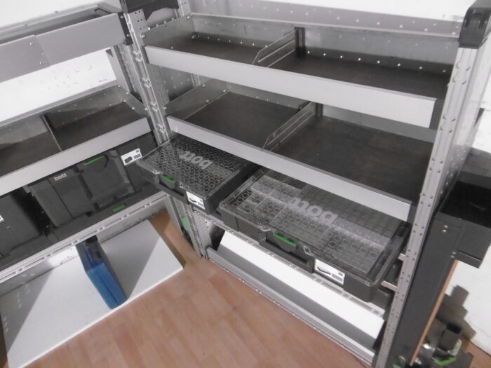FES BERLIN gebrauchte BOTT Vario Fahrzeugeinrichtung Regal Custom T6 Ducato Transit m.Sortimo Box - Image 9