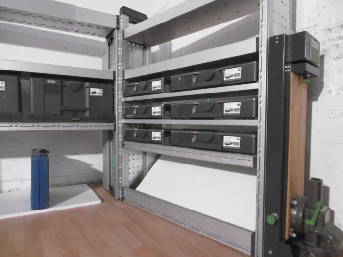 FES BERLIN gebrauchte BOTT Vario Fahrzeugeinrichtung Regal Custom T6 Ducato Transit m.Sortimo Box - Image 10