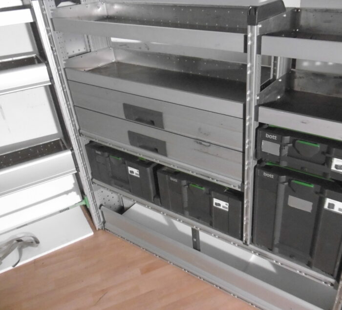 FES BERLIN gebrauchte BOTT Vairo 3 Fahrzeugeinrichtung m. SORTIMO Box Sprinter Crafter Transit MAN Iveco - Image 8