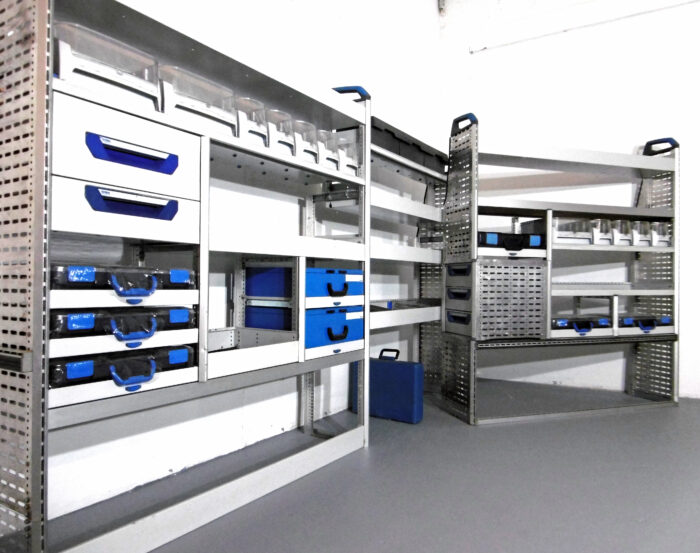 FES BERLIN gebrauchte SORTIMO Fahrzeugeinrichtung GLOBELYST Regal Sprinter Iveco Ducato Crafter