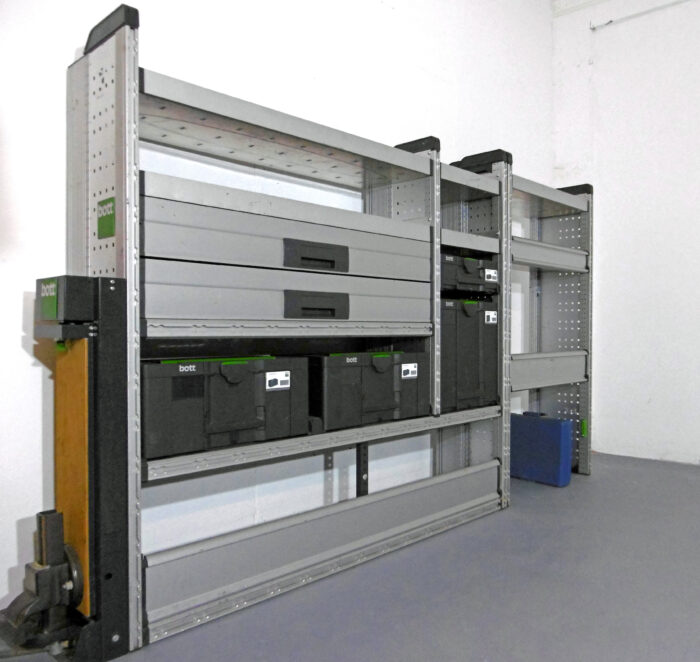 FES GmbH gebrauchte BOTT Vairo 3 Fahrzeugeinrichtung m. SORTIMO Box Sprinter Crafter Transit MAN Iveco Berlin