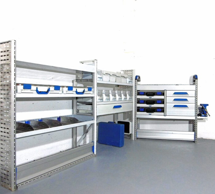 FES GmbH gebrauchte SORTIMO Fahrzeugeinrichtung GLOBELYST Regal Vito Proace T5 T6 Custom Vivaro T-Boxx Berlin