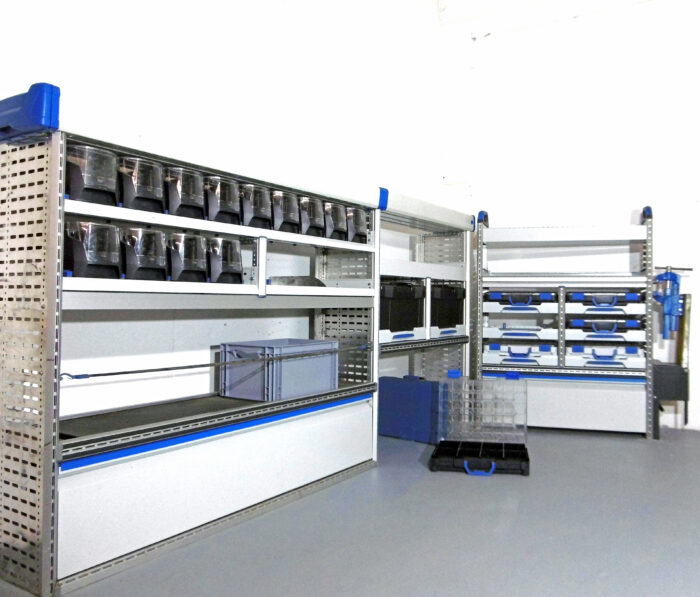FES GmbH gebrauchte SORTIMO Fahrzeugeinrichtung Werkbank Regal GLOBELYST T6 Custom Ducato Transporter T-Boxx Berlin - Image 2