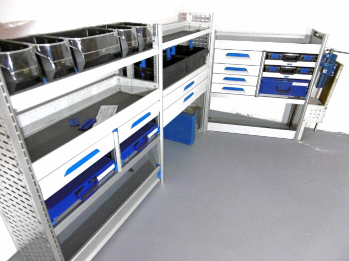 FES GmbH gebrauchte SORTIMO Fahrzeugeinrichtung GLOBELYST Regal Vito Proace T6 Custom Vivaro Werkbank Berlin - Image 3