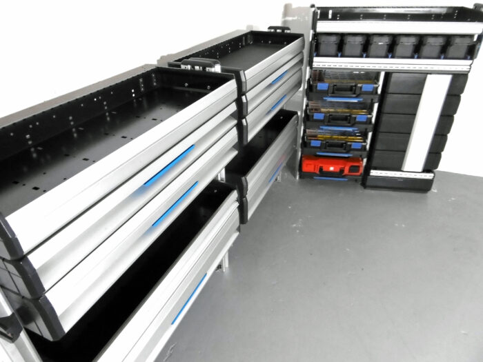 FES GmbH SORTIMO SR5 Fahrzeugeinrichtung gebraucht Werkstatt Regal für Fahrerhausrückwand KFZ Ducato T6 Custom VW Transporter Berlin - Image 2