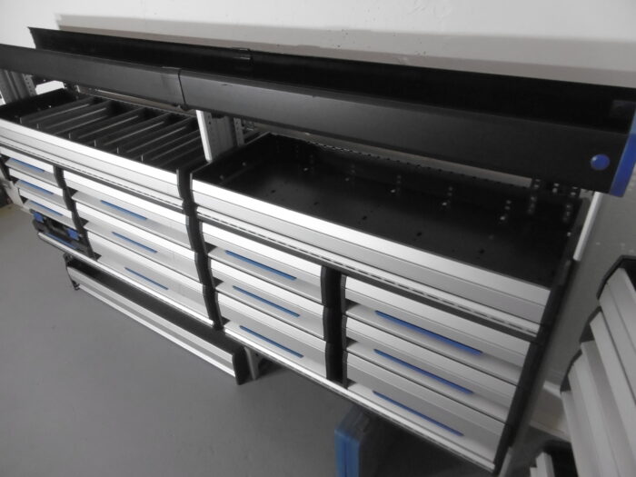 FES GmbH SORTIMO SR5 Fahrzeugeinrichtung gebraucht Transit Custom VW Transporter T6 Werkstattregal Berlin - Image 6
