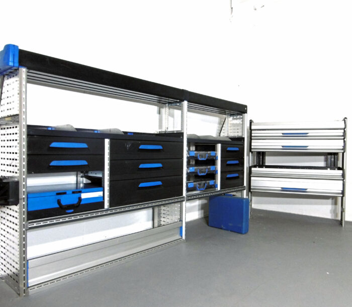 FES GmbH gebrauchte SORTIMO Fahrzeugeinrichtung SR5 Transit Custom VW Transporter T6 Werkstattausstattung Globelyst Berlin