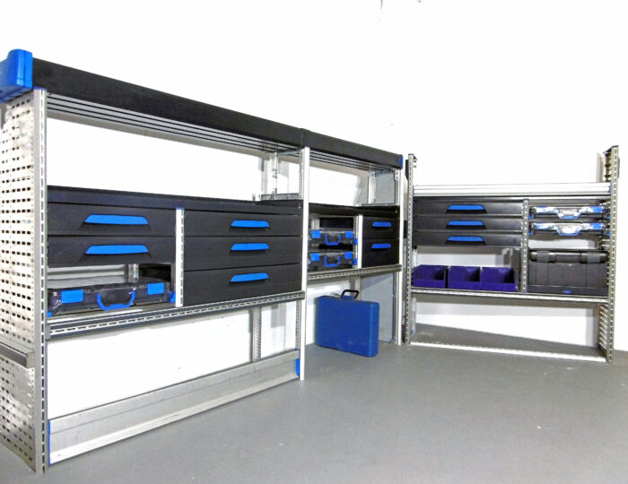 FES GmbH gebrauchte SORTIMO Fahrzeugeinrichtung Werkbank Vito Transit Custom VW Transporter T6 Werkstattregal Berlin
