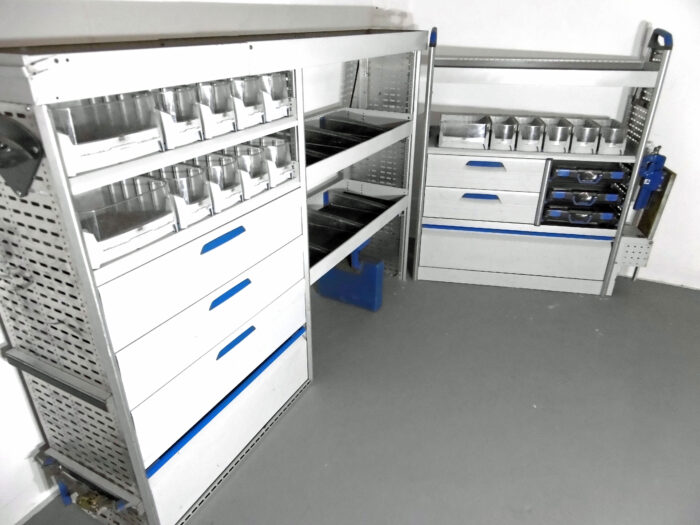 FES GmbH SORTIMO Fahrzeugeinrichtung gebraucht Werkstatt Regal Sprinter Iveco Ducato Crafter MAN Transporter KFZ Berlin - Image 2
