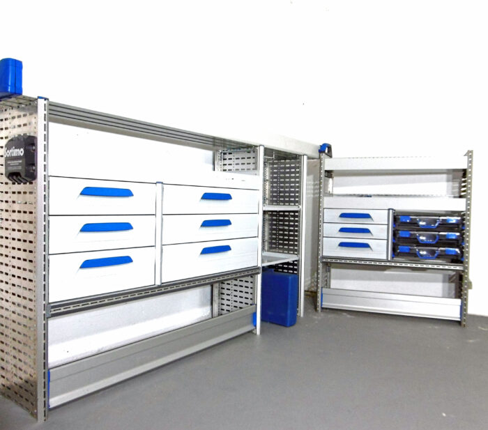 FES GmbH gebrauchte SORTIMO Fahrzeugeinrichtung Regal Vito Trafic T6 Custom u.ä. Transporter Regalsystem Berlin