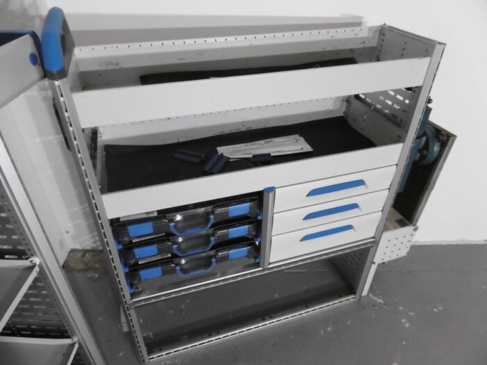 FES GmbH SORTIMO Fahrzeugeinrichtung gebraucht Werkbank Werkstatt Regal Vito Trafic T6 Custom u.ä. Transporter Regalsystem Berlin - Image 6