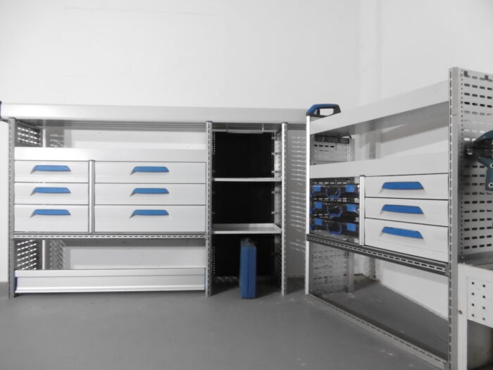 FES GmbH SORTIMO Fahrzeugeinrichtung gebraucht Werkbank Werkstatt Regal Vito Trafic T6 Custom u.ä. Transporter Regalsystem Berlin - Image 9