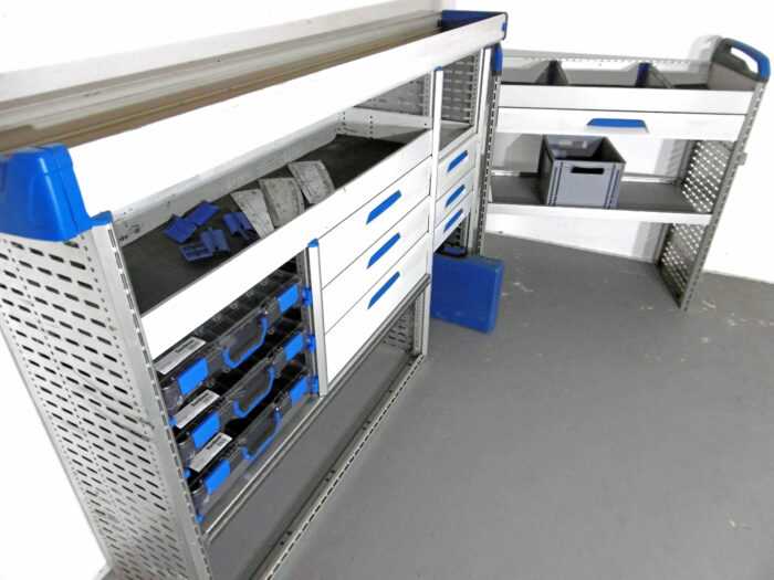 FES GmbH SORTIMO Fahrzeugeinrichtung gebraucht Werkbank Werkstatt Regal Vito Trafic T6 Custom u.ä. Transporter Regalsystem Berlin - Image 2