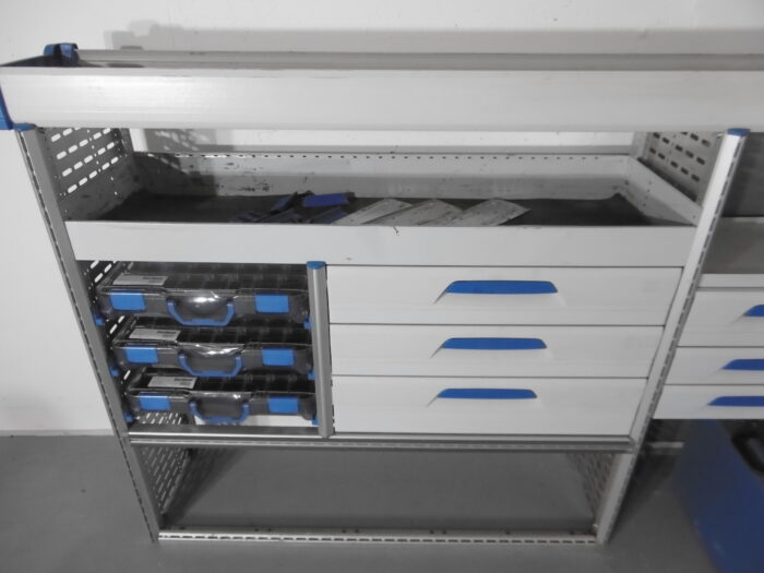 FES GmbH SORTIMO Fahrzeugeinrichtung gebraucht Werkbank Werkstatt Regal Vito Trafic T6 Custom u.ä. Transporter Regalsystem Berlin - Image 3