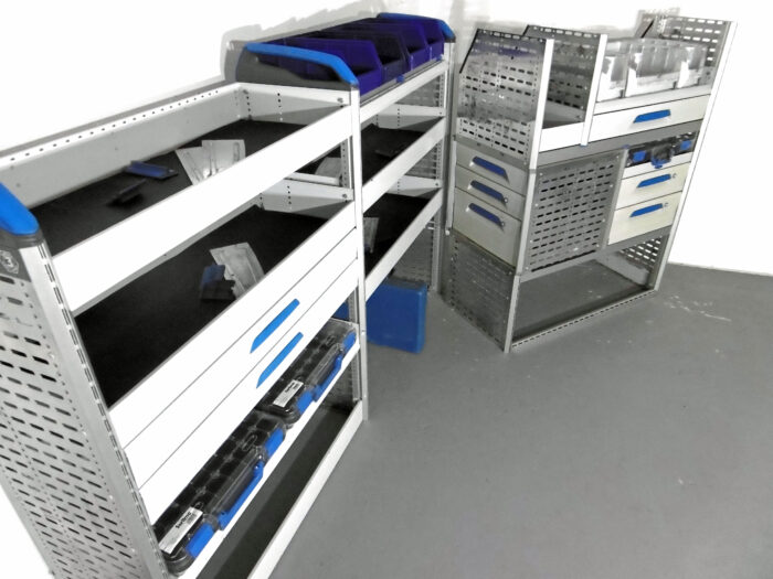 FES GmbH SORTIMO Fahrzeugeinrichtung gebraucht Werkstatt Regal Sprinter Trafic T6 Custom u.ä. Transporter Regalsystem Berlin - Image 2