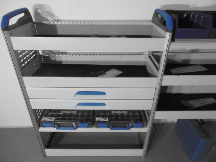 FES GmbH SORTIMO Fahrzeugeinrichtung gebraucht Werkstatt Regal Sprinter Trafic T6 Custom u.ä. Transporter Regalsystem Berlin - Image 3