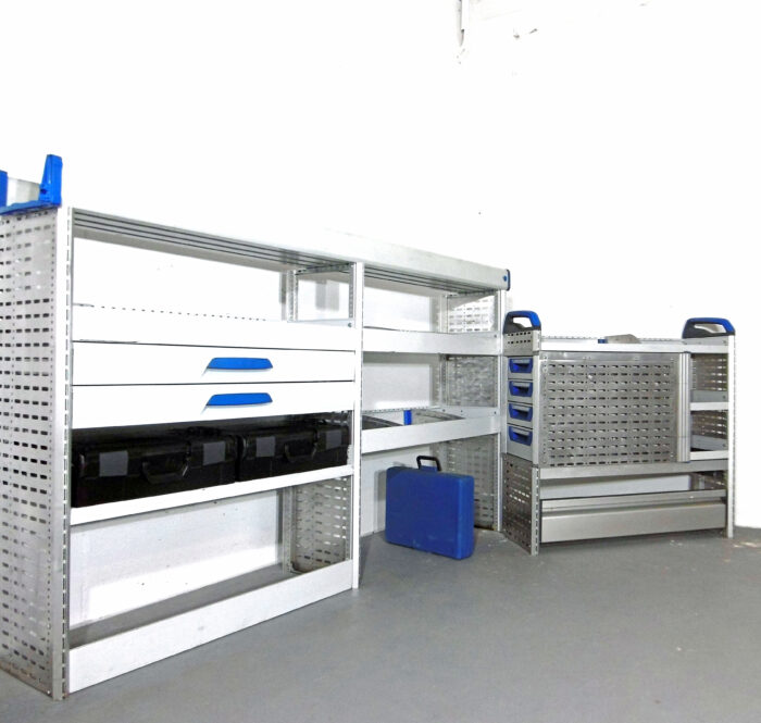FES GmbH SORTIMO Fahrzeugeinrichtung gebraucht Werkstatt Regal Vito Trafic T6 Custom u.ä. Transporter Regalsystem Berlin