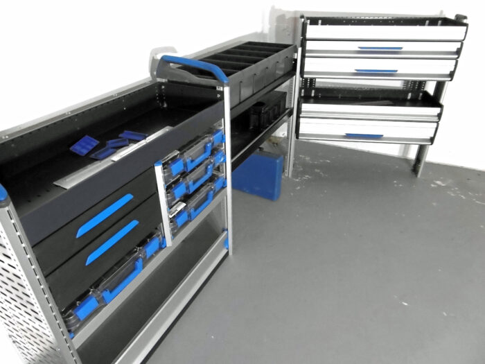 FES GmbH SORTIMO Regalsystem SR5 gebrauchte Fahrzeugeinrichtung Regal T6 Custom Trafic Werksatt Transporter Berlin T- Boxx Koffer - Image 2