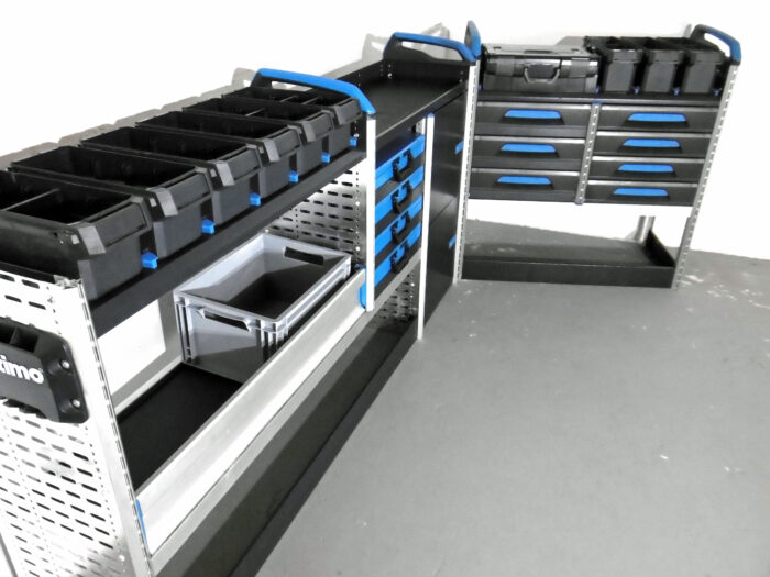 FES GmbH SORTIMO Regalsystem gebrauchte Fahrzeugeinrichtung Regal T6 Custom Trafic Vito Transporter Berlin Koffer - Image 2