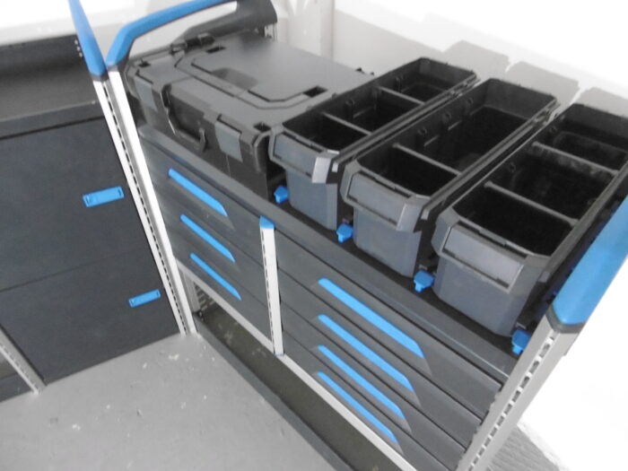FES GmbH SORTIMO Regalsystem gebrauchte Fahrzeugeinrichtung Regal T6 Custom Trafic Vito Transporter Berlin Koffer - Image 10