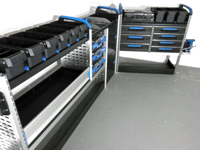 FES GmbH SORTIMO Regalsystem gebrauchte Fahrzeugeinrichtung Regal T6 Custom Trafic Vito Schraubstock Berlin T- Boxx Koffer - Image 2