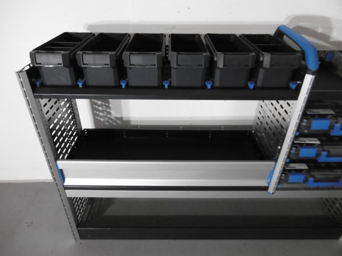 FES GmbH SORTIMO Regalsystem gebrauchte Fahrzeugeinrichtung Regal T6 Custom Trafic Vito Schraubstock Berlin T- Boxx Koffer - Image 3