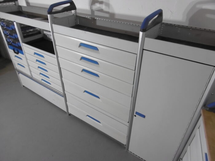 FES GmbH SORTIMO Fahrzeugeinrichtung gebraucht Werkbank Regalsystem Regal Sprinter Transit MAN Iveco Berlin Transporter - Image 6