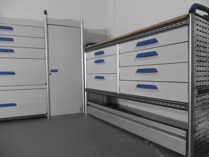 FES GmbH SORTIMO Fahrzeugeinrichtung gebraucht Werkbank Regalsystem Regal Sprinter Transit MAN Iveco Berlin Transporter - Image 15